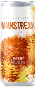 Винный напиток Mainstream Sparkling White Dry, Balance Wine, 0.33 л
